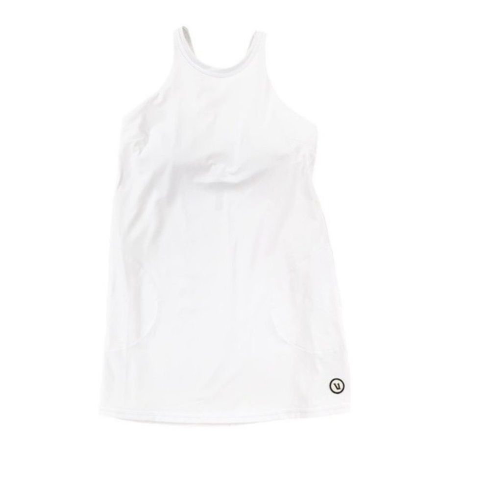 VUORI volley dress in white size large tennis dress